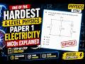 One of the Hardest A-Level Physics Paper 1 Electricity MCQs Explained | Step-by-Step Solution