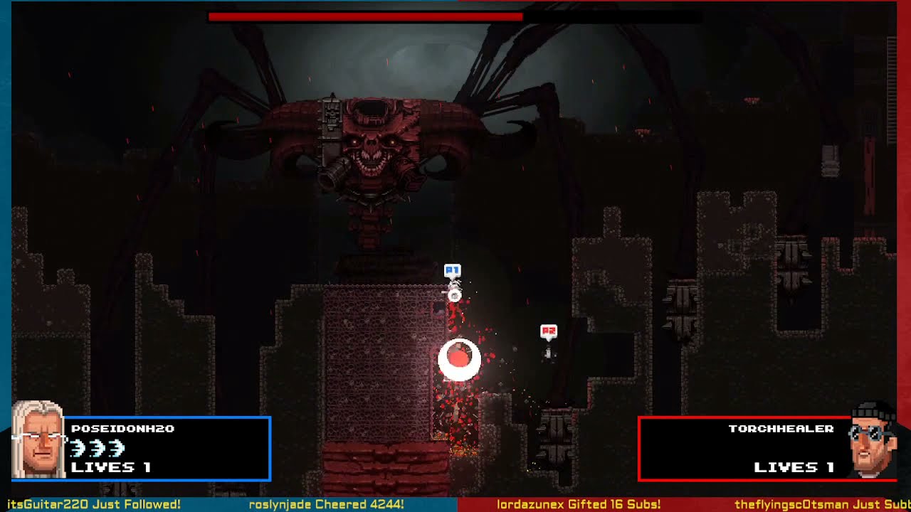 Beating BroFoce and Fall Guys Four Player | Full Stream January 17, 2022 | Carbon Knights