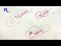 How to signature your name  autograph  billinioare signature  signature tipstricks  calligraphy