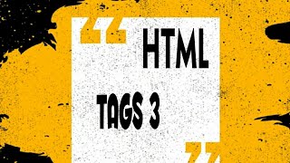 HTML | TAGS -3 | image | a | big | small | br | Codefreak