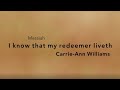 Messiah Series: Part 8: I know that my redeemer liveth