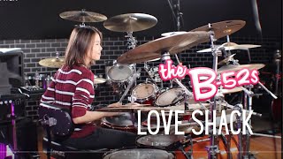 The B-52's - Love Shack | Drum cover by Kalonica Nicx