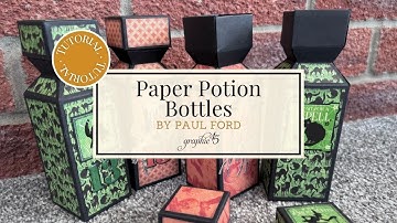 Paper Alchemy: DIY Potion Bottles | Graphic 45 Halloween Craft Tutorial