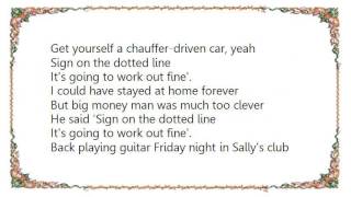 Gerry Rafferty - Sign on the Dotted Line Lyrics