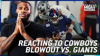 Micah Parsons Reacts to Crushing Giants, Ranks NFC Contenders & Bosa's Contract | The Edge Ep. 1