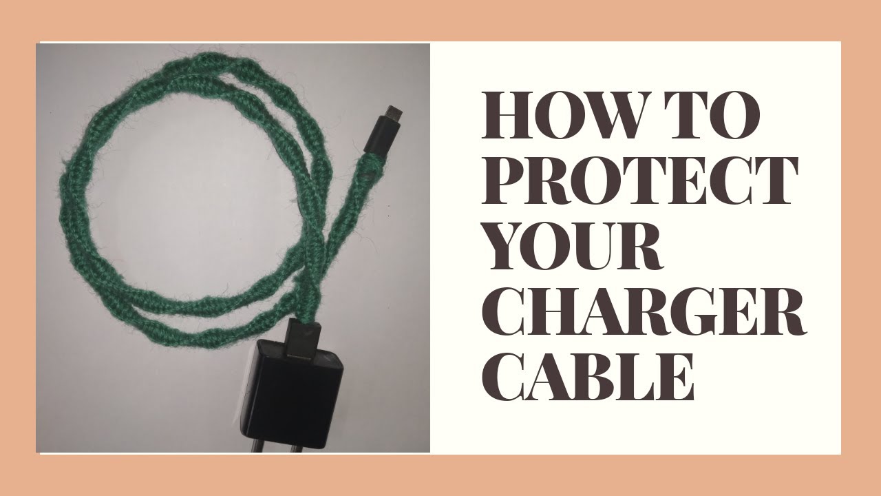 HOW TO PROTECT CHARGER CABLE DIY BRAIDING CHARGER CABLE TURN IT