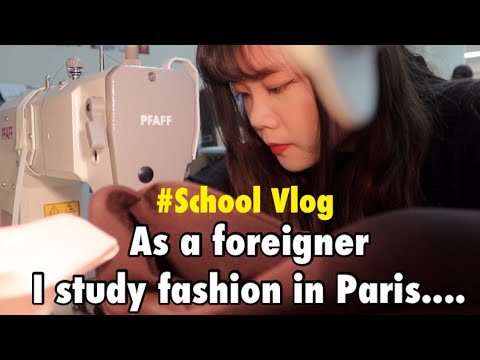 (ENG)AICP Fashion School In paris外國人在巴黎讀時尚有多挫⋯A day in my life study fashion in Paris as a foreigner