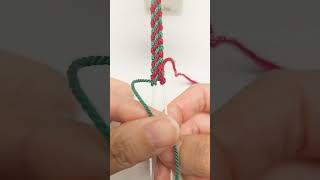 How to Tie Fancy Lark's Head Knot 260529 Quick Macrame Tutorial #knot #diy#handmade #macrame
