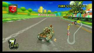Mkwii 141  Luigi Circuit dry Bowser  Flame Flyer