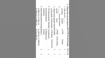 9th class fa2 social question paper 2022