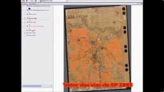 gvSIG: Vetorizando mapas históricos de São Paulo screenshot 4