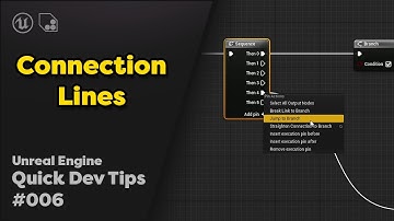 Quick Dev Tip #6 UE4 - Blueprints - Connection Lines