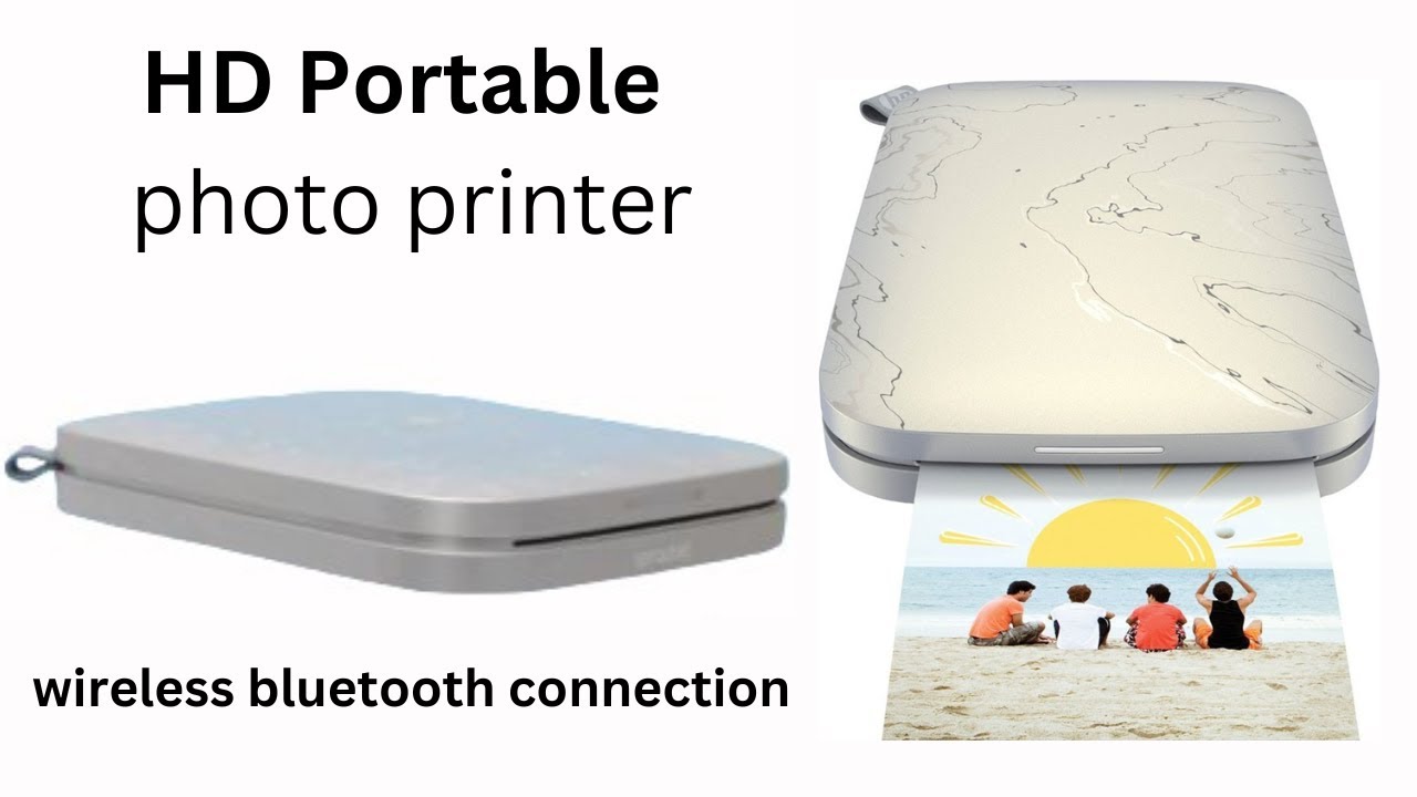 HP Portable Instant Color Photo Printer - YouTube
