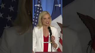 GOP candidate Ashley Hinson gives victory speech after primary win