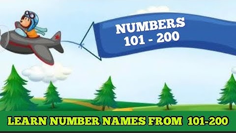 Number Names 101- 200 / Spelling of Numbers/ Learn number names /ENGLISH Vocabulary - Number Names