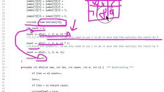 LeetCode 351 Java -- Backtracking