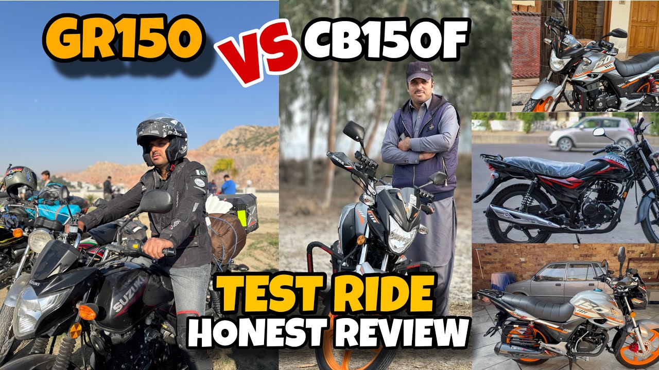 Suzuki GR150 Vs Cb150F Test Ride | Which Bike Are Best For Touring & City Ride