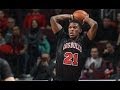Jimmy Butler Runs Through Stands