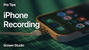 Record iPhone Like a Pro | Screen Studio