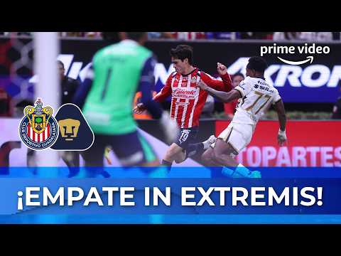 RESUMEN Y GOLES | CHIVAS 2-2 PUMAS | JORNADA 13 CLAUSURA 2026