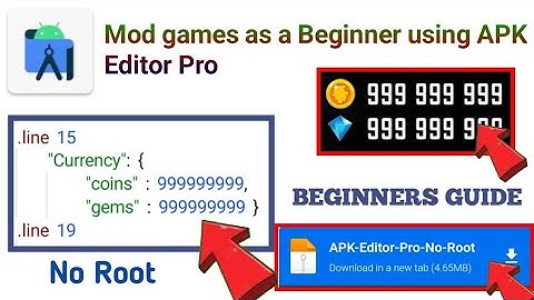 How to install and use APK Editor Pro || Mod games with APK Editor Pro || No Root