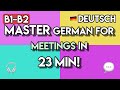Master German Office Communication | 65+ B1-B2 Exercises for Meetings, Emails &amp; Colleagues