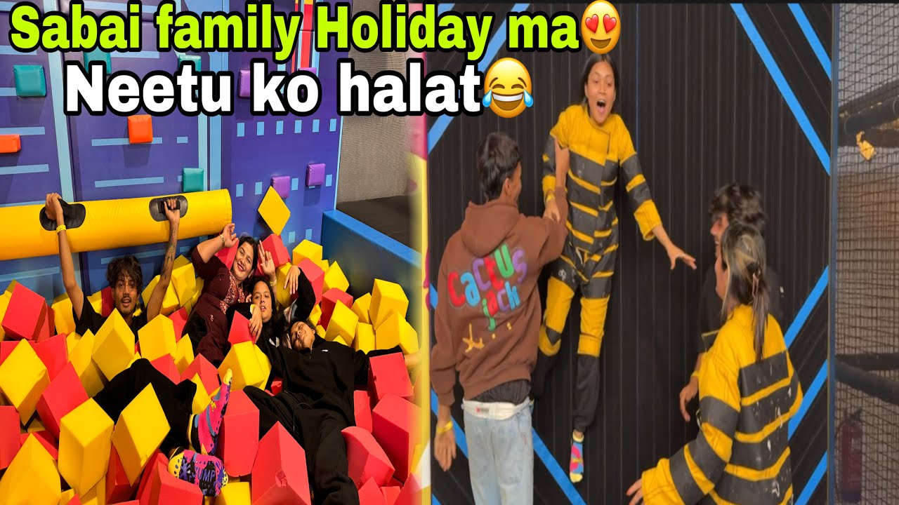 Sabai family melara game khaleyo😍Mame ko halat yasto sama vio😂