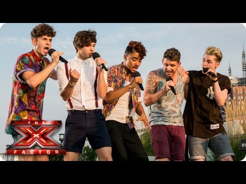 Kingsland Road sing Dance With Me Tonight by Olly Murs -- Judges Houses -- The X Factor 2013