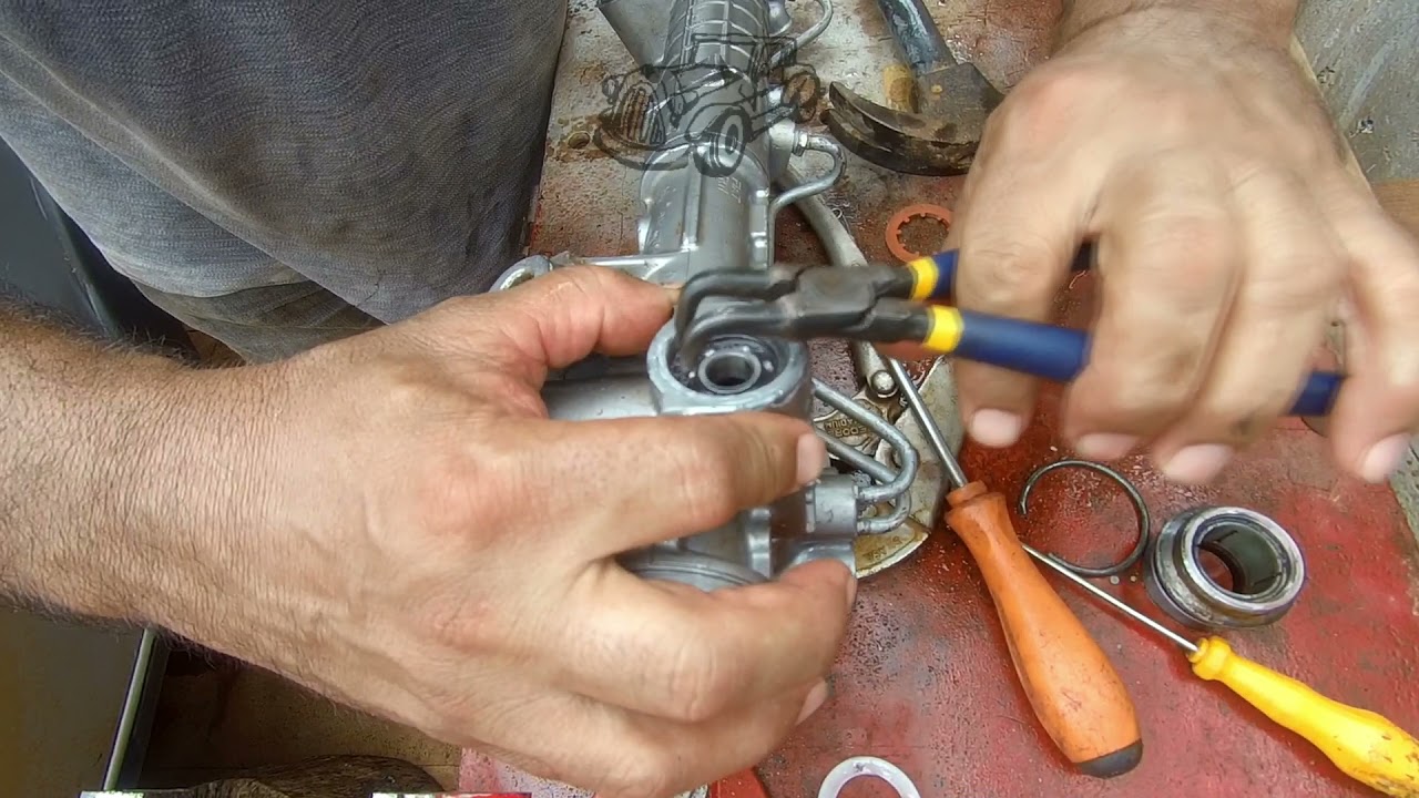 Caixa Direção Hidráulica TRW Como Retirar Desmontar PART 02