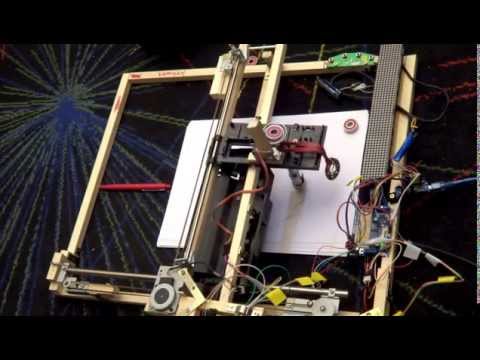 DIY 2d Plotter from old Scanner Parts