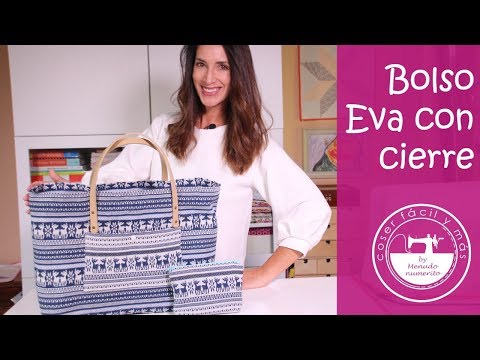 Bolso Eva, un shopping con cierre muy fácil