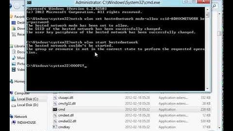 How to make ADHOC Connection Windows 8