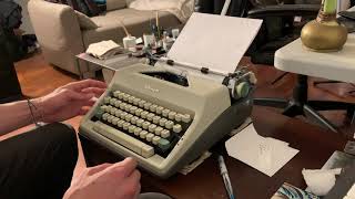 Olympia SM9 Typewriter Tutorial