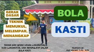 VARIASI KOMBINASI GERAK DASAR LOKOMOTOR, NON-LOKOMOTOR & MANIPULATIF DALAM BOLA KASTI - PJOK