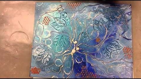 Mixed Media Canvas Board -- PART 1 - Patti Tolley Parrish - Inky Obsessions