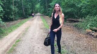 Lara In Forest Uneven P In High Heel Platform Pumps Bend Skinny Jeans