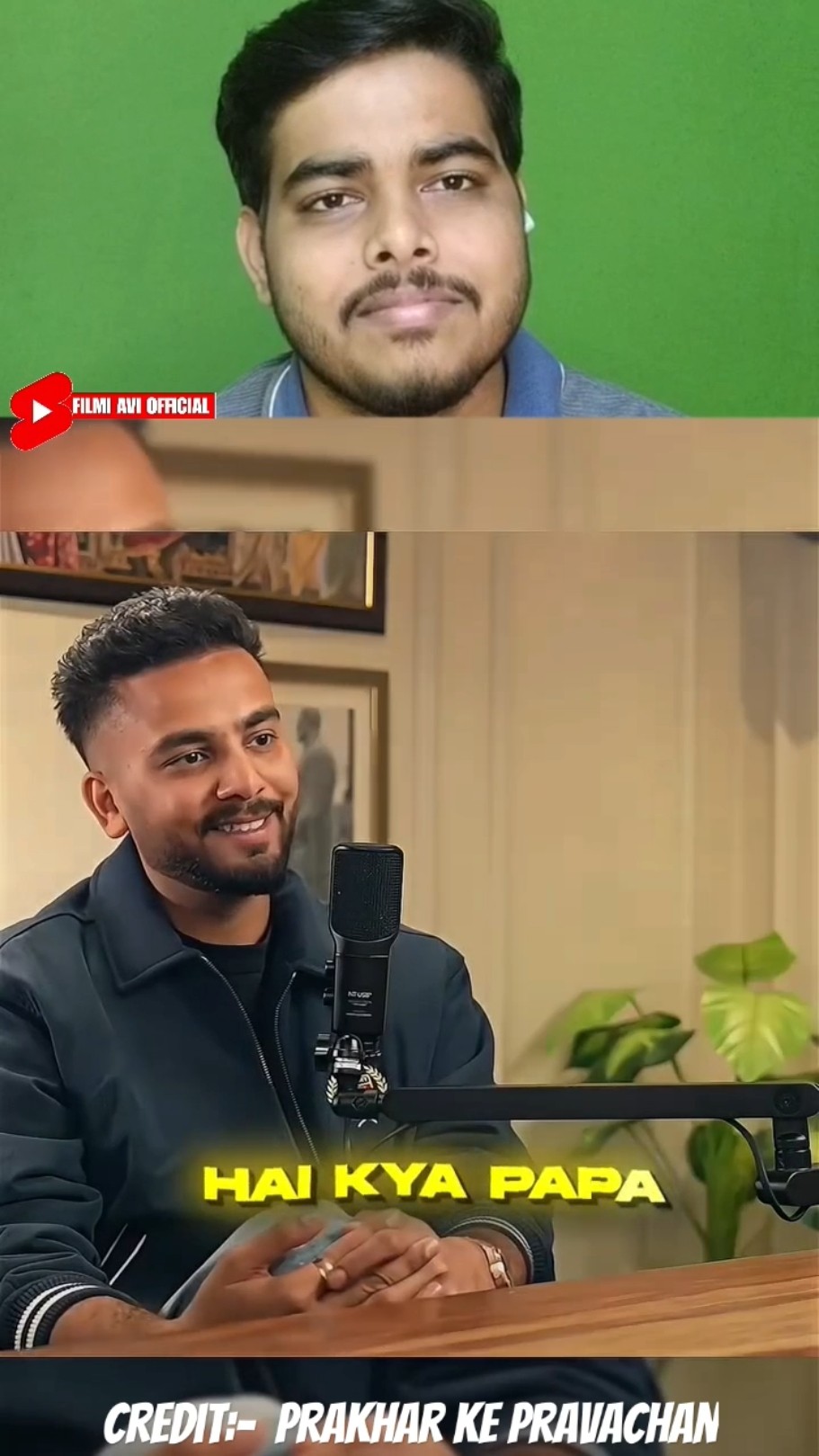Elvish Yadav Funny Podcast with Prakhar Ke Pravachan | Reaction Video | #shorts #remix