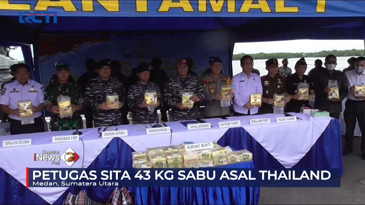 Nelayan Lakukan Penyelundupan Sabu Asal Thailand di Sumut Sebanyak 43 Kg #SeputariNewsPagi 27/12