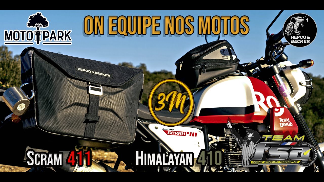 Sacoche Moto Triangle Étanché Pour Royal Enfield Himalayan 411 & Scram 411 – Paire De Sacs Latéraux Rigides – Accessoires Adventure