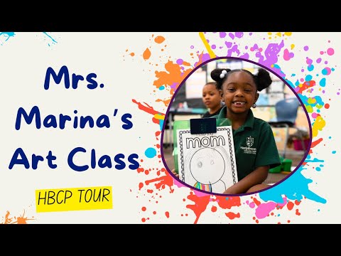 Mrs. Marina's Art Class Tour at Hardy Brown College Prep