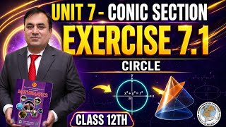 Conic Sections Exercise 7.1 | Circle Problems Class 12 | NBF | FBISE