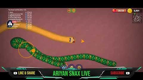 Wormszone.io live stream part (95) || Android / ios gameplay Walkthrough