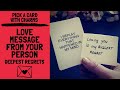 👤📮💔LOVE MESSAGE FROM YOUR PERSON:DEEPEST REGRETS💔👤 |🔮CHARM PICK A CARD🔮