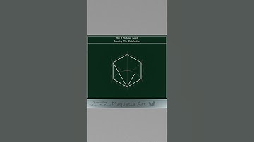 How to Draw an Octahedron #shorts #sacredgeometry