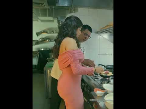 Hot sexy girl cook at kitchen cute video | #shorts
