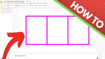 How to Make Columns in Google Slides and Add Rows