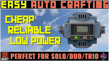 RUST Electrical | EASY AUTO CRAFTING - Perfect For Solo/Duo/Trio -  2024