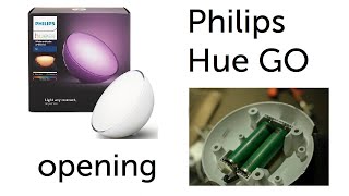 Philips Hue Ambiance GO (7146060PH, 7602031PH) disassembly / opening and replacement of batteries by RefitMarket 6,871 views 2 years ago 3 minutes, 24 seconds