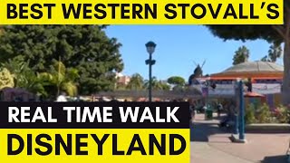 Best Western Plus Stovall's Inn Real Time Walk to Disneyland | Walking Through Downtown Disney