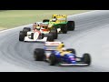 Ayrton Senna vs Michael Schumacher vs Nigel Mansell at Imola | San Marino Grand Prix 1992